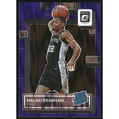 2022-23 Donruss Optic Purple Shock #222 Malaki Branham RR