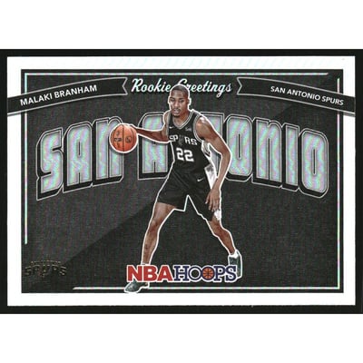 2022-23 Hoops Rookie Greetings Holo #20 Malaki Branham