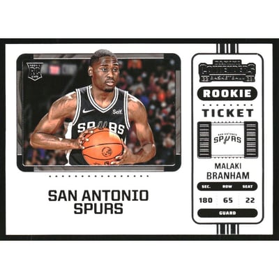 2022-23 Panini Contenders Variations #125 Malaki Branham