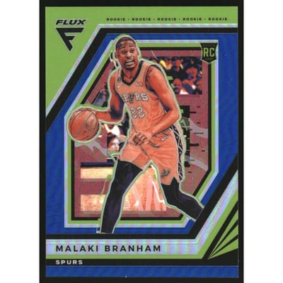2022-23 Panini Flux Blue #219 Malaki Branham