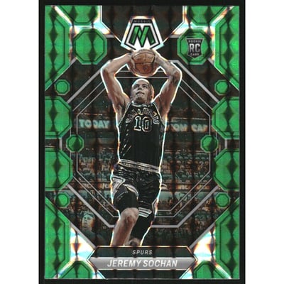 2022-23 Panini Mosaic Mosaic Green #226 Jeremy Sochan