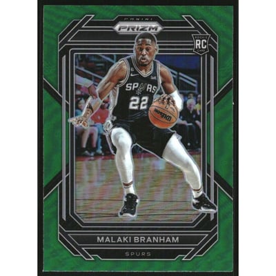2022-23 Panini Prizm Prizms Green #230 Malaki Branham