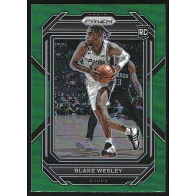 2022-23 Panini Prizm Prizms Green #264 Blake Wesley