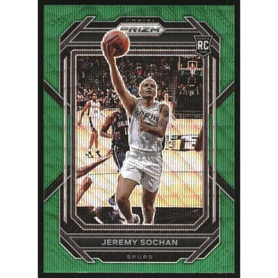 2022-23 Panini Prizm Prizms Green Wave #263 Jeremy Sochan