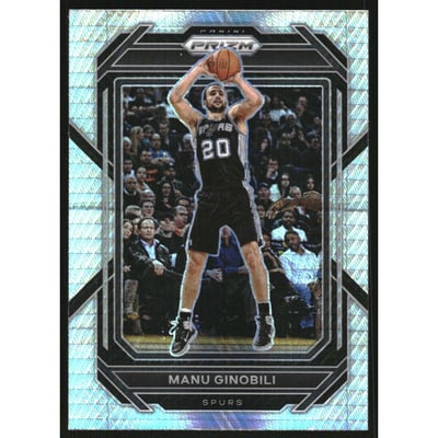 2022-23 Panini Prizm Prizms Hyper #296 Manu Ginobili