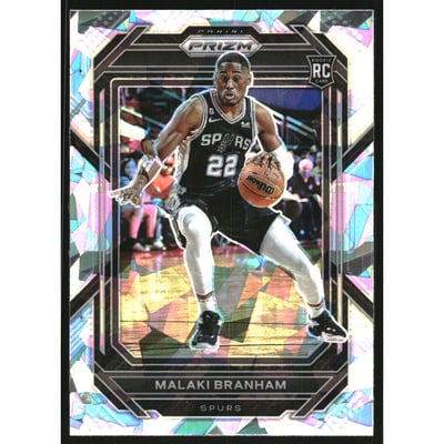 2022-23 Panini Prizm Prizms Ice #230 Malaki Branham