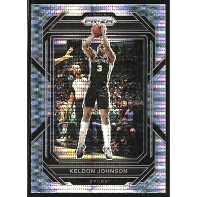 2022-23 Panini Prizm Prizms Pulsar #211 Keldon Johnson