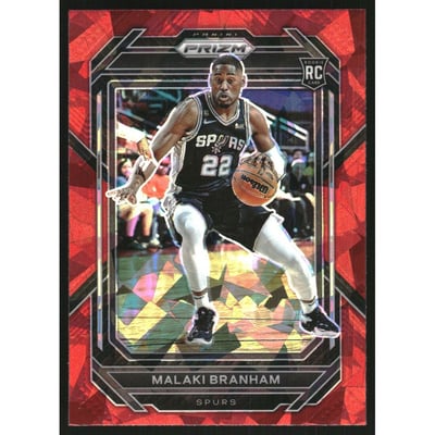 2022-23 Panini Prizm Prizms Red Ice #230 Malaki Branham