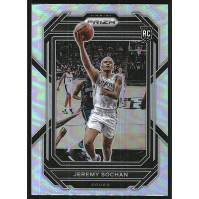 2022-23 Panini Prizm Prizms Silver #263 Jeremy Sochan