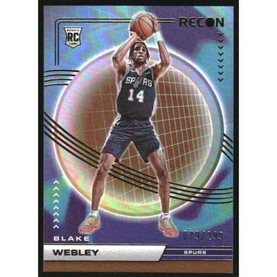 2022-23 Panini Recon Holo Bronze #250 Blake Wesley