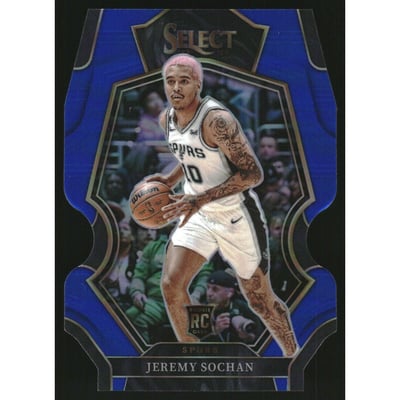 2022-23 Select Prizms Blue Die Cut #192 Jeremy Sochan