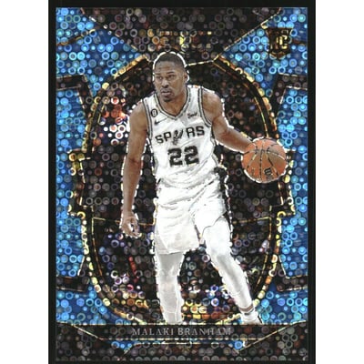 2022-23 Select Prizms Light Blue Disco #95 Malaki Branham