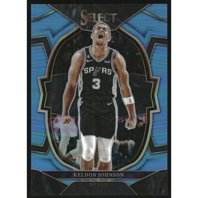 2022-23 Select Prizms Light Blue #54 Keldon Johnson