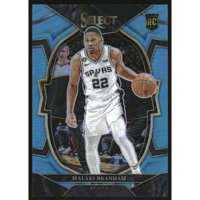 2022-23 Select Prizms Light Blue #95 Malaki Branham