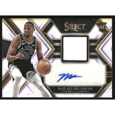 2022-23 Select Rookie Jersey Autographs #10 Malaki Branham/199