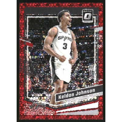 2023-24 Donruss Optic Fast Break Red #112 Keldon Johnson