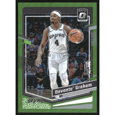 2023-24 Donruss Optic Lime Green #100 Devonte' Graham
