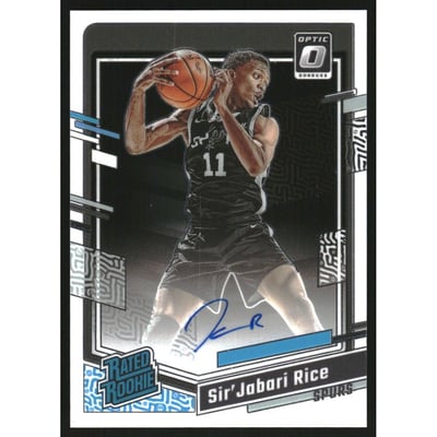 2023-24 Donruss Optic #267 Sir'Jabari Rice RR AU RC