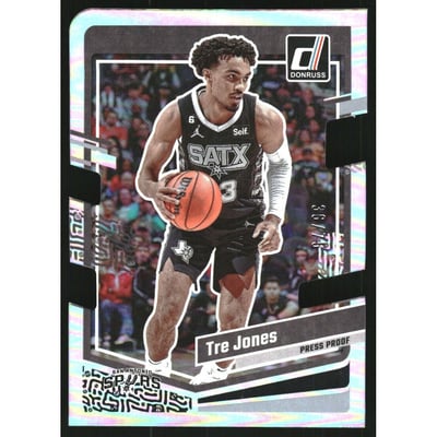 2023-24 Donruss Press Proof Silver Die-Cut #161 Tre Jones