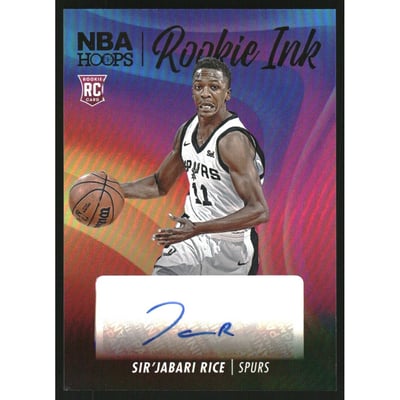 2023-24 Hoops Rookie Ink #4 Sir'Jabari Rice