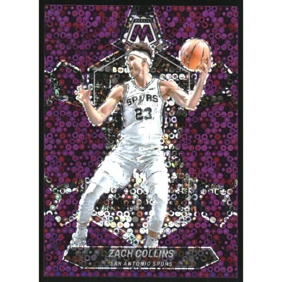 2023-24 Panini Mosaic Mosaic Fast Break Purple #97 Zach Collins