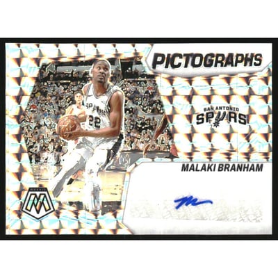 2023-24 Panini Mosaic Pictographs Mosaic #21 Malaki Branham
