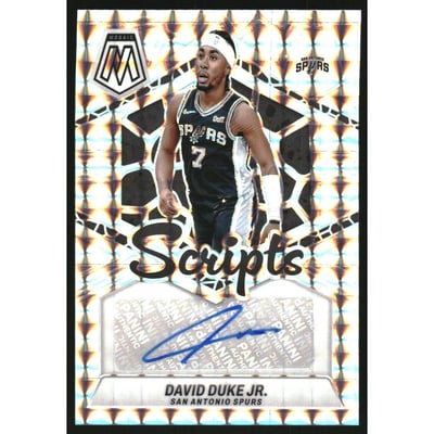 2023-24 Panini Mosaic Scripts #44 David Duke Jr.
