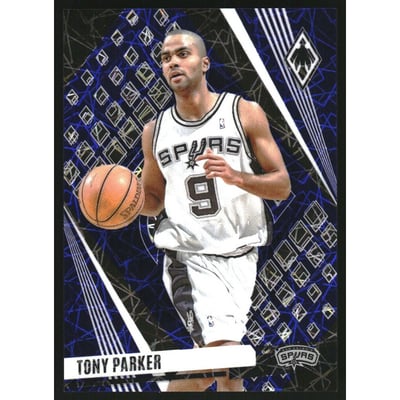 2023-24 Panini Phoenix Blue Lazer #203 Tony Parker