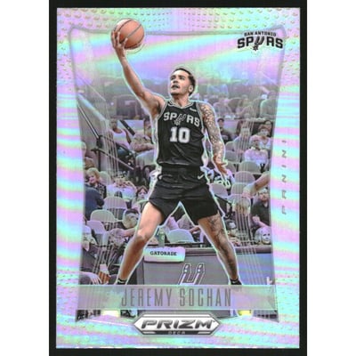 2023-24 Panini Prizm Deca Prizms Silver #184 Jeremy Sochan