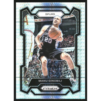 2023-24 Panini Prizm Prizms Hyper #190 Manu Ginobili