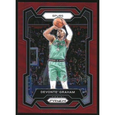2023-24 Panini Prizm Prizms Red #233 Devonte' Graham