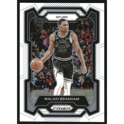 2023-24 Panini Prizm Prizms White #270 Malaki Branham