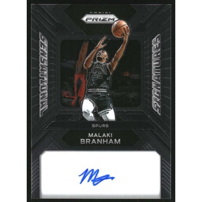 2023-24 Panini Prizm Sensational Signatures #45 Malaki Branham