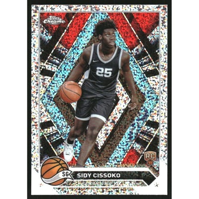 2023-24 Topps Chrome Speckle Refractors #57 Sidy Cissoko