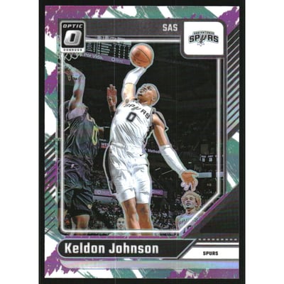 2024-25 Donruss Optic Jazz #161 Keldon Johnson