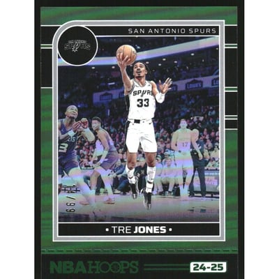 2024-25 Hoops Green #83 Tre Jones