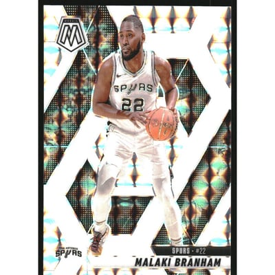 2024-25 Panini Mosaic Mosaic Choice White #95 Malaki Branham
