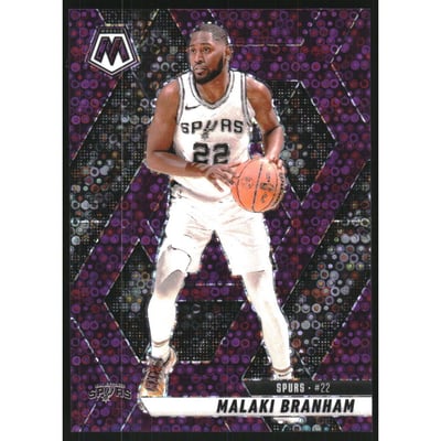 2024-25 Panini Mosaic Mosaic Fast Break Purple #95 Malaki Branham