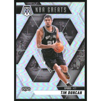 2024-25 Panini Mosaic Silver #291 Tim Duncan/Greats
