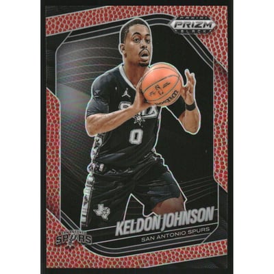 2024-25 Panini Prizm Black Prizms Basketball #83 Keldon Johnson