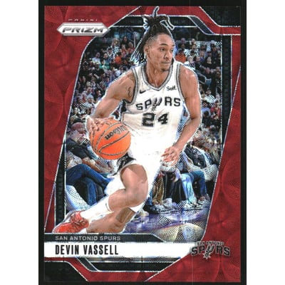 2024-25 Panini Prizm Prizms Choice Red #25 Devin Vassell