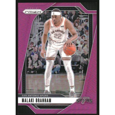 2024-25 Panini Prizm Prizms Pink #209 Malaki Branham