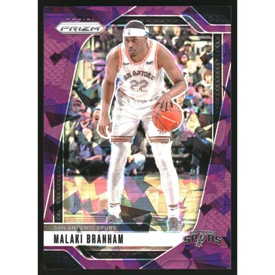 2024-25 Panini Prizm Prizms Purple Ice #209 Malaki Branham