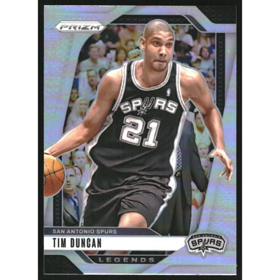 2024-25 Panini Prizm Prizms Silver #297 Tim Duncan