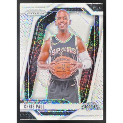 2024-25 Panini Prizm White Sparkle Prizm SP #132 Chris Paul