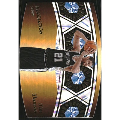 2024-25 Panini Revolution Ring Bearers Fractal #8 Tim Duncan