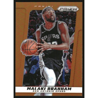 2024-25 Prizm Deca Prizms Orange #182 Malaki Branham