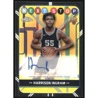 2024-25 Topps Chrome Next Stop Signatures #NSSHI Harrison Ingram