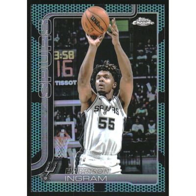 2025-26 Topps Chrome Aqua Basketball Refractors #222 Harrison Ingram