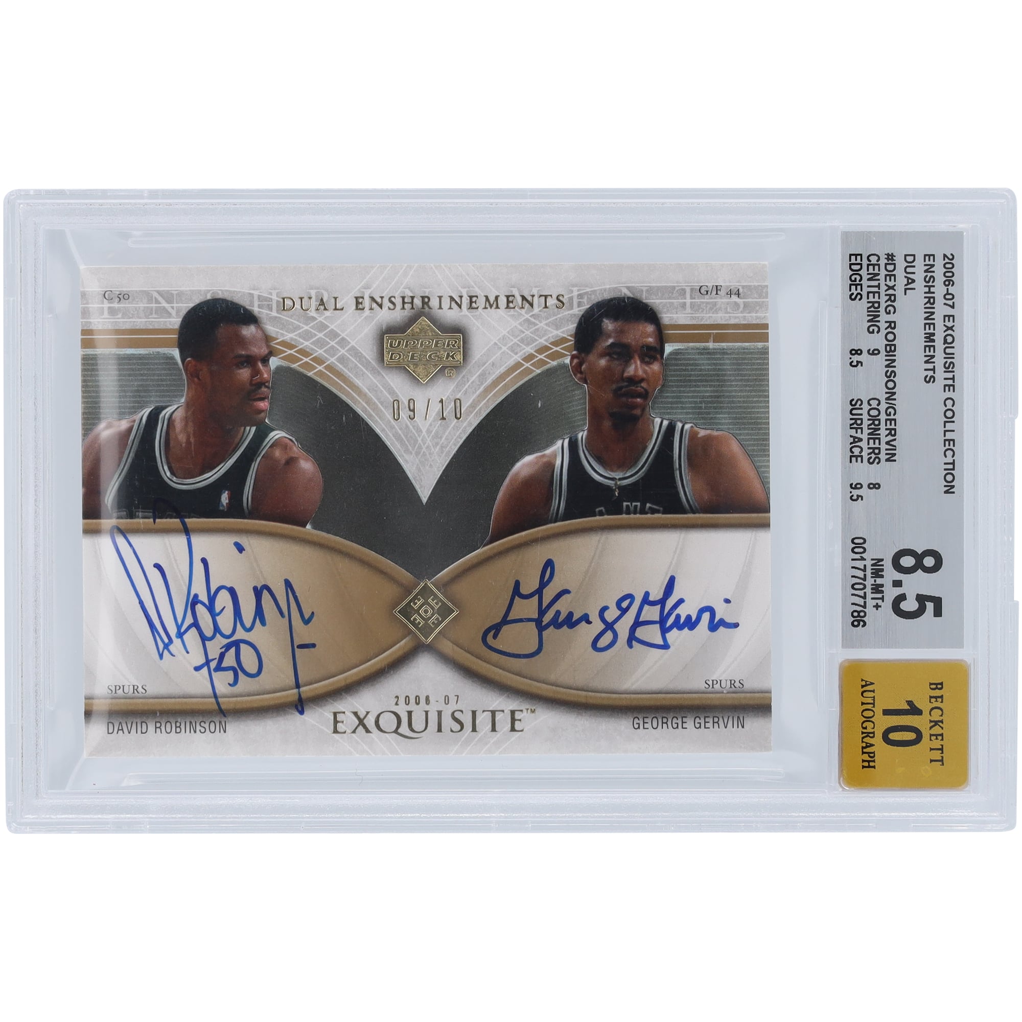 Exquisite Upper Deck 2006-07 Collection Enshrinements - Dual 2006 